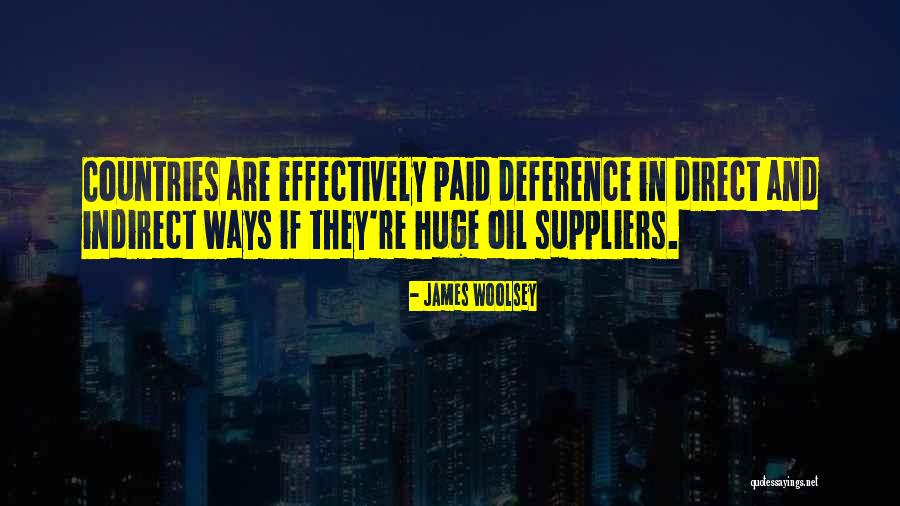 Suppliers Quotes By James Woolsey