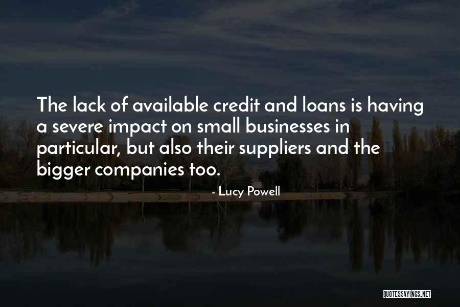 Suppliers Quotes By Lucy Powell