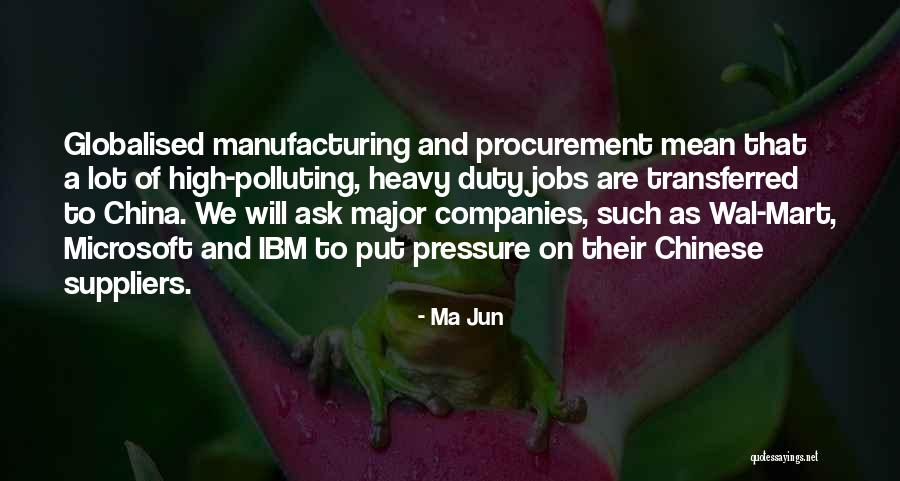 Suppliers Quotes By Ma Jun