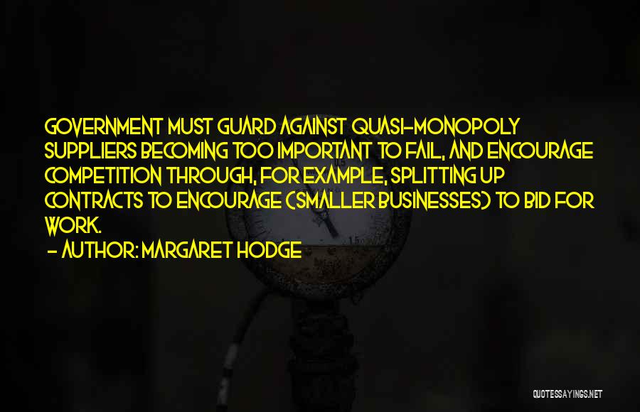 Suppliers Quotes By Margaret Hodge