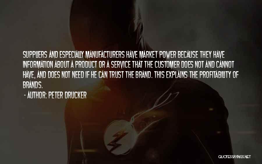 Suppliers Quotes By Peter Drucker
