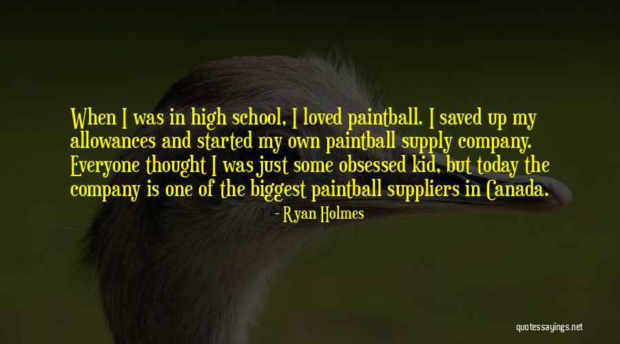 Suppliers Quotes By Ryan Holmes