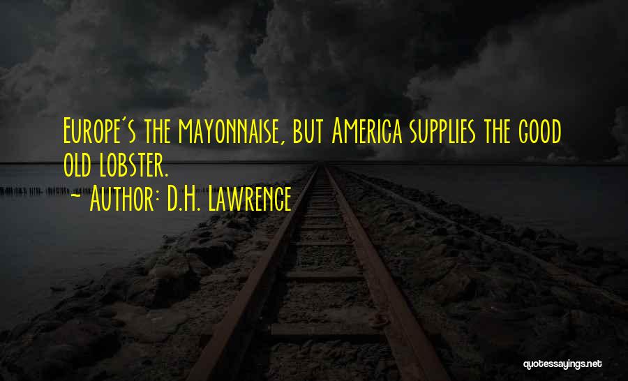 Supplies Quotes By D.H. Lawrence