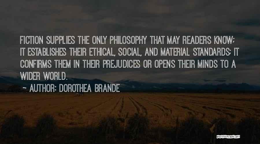 Supplies Quotes By Dorothea Brande