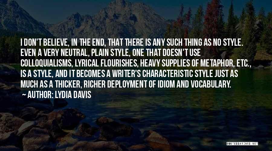 Supplies Quotes By Lydia Davis