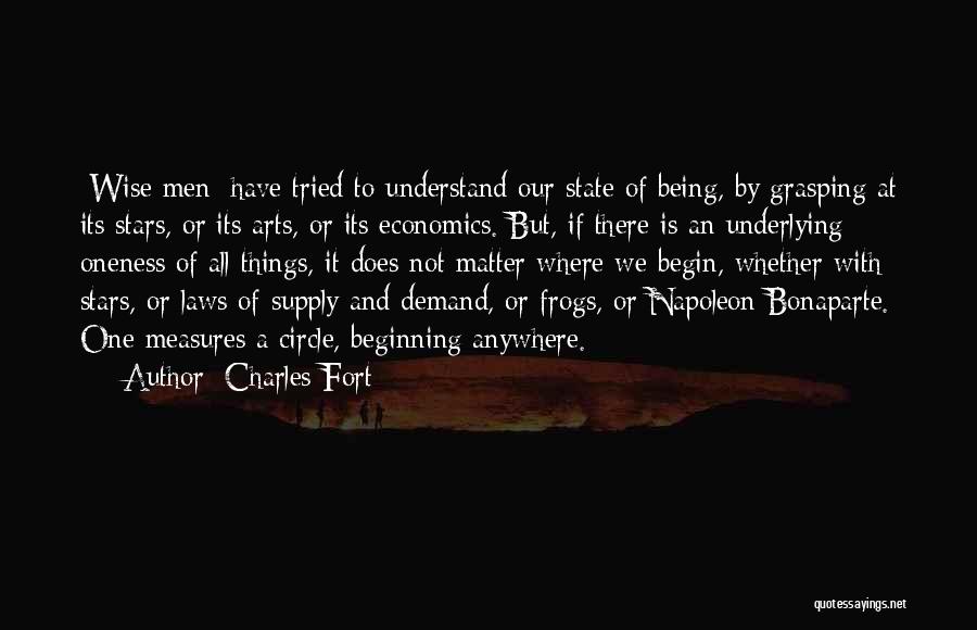 Supply And Demand Economics Quotes By Charles Fort