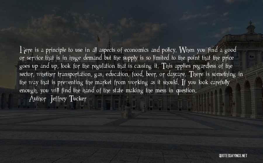 Supply And Demand Economics Quotes By Jeffrey Tucker