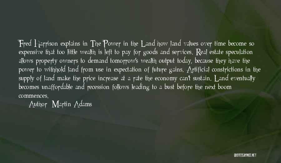 Supply And Demand Economics Quotes By Martin Adams