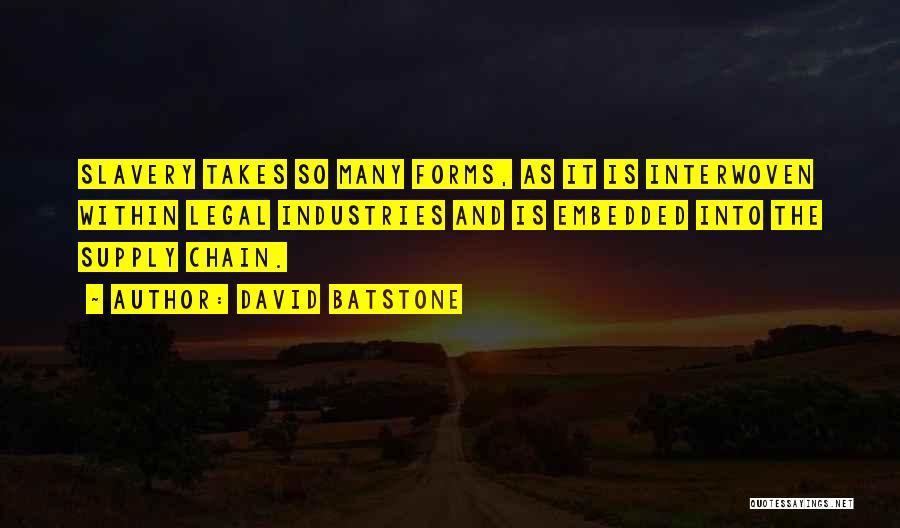 Supply Chain Quotes By David Batstone
