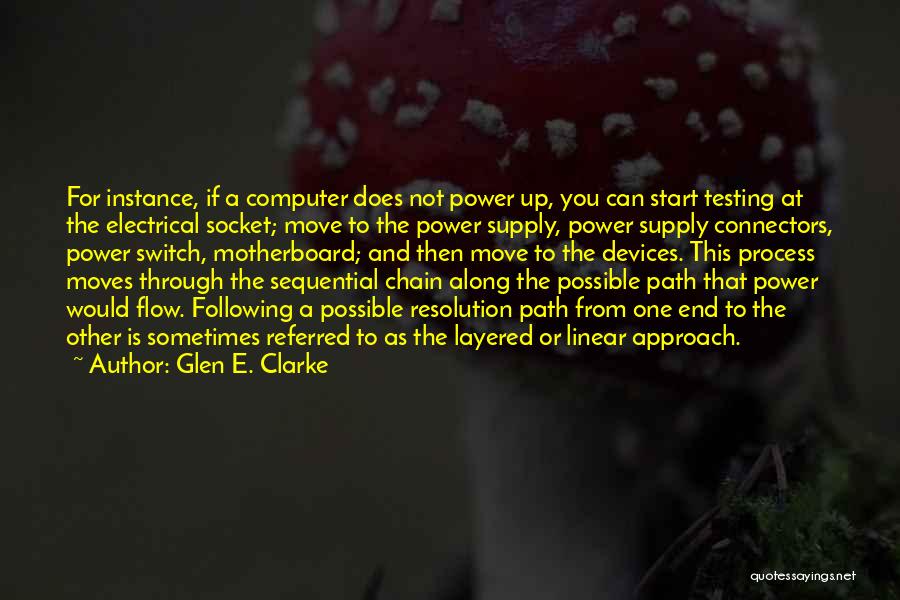 Supply Chain Quotes By Glen E. Clarke