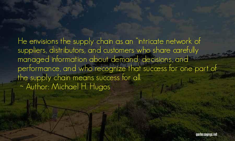 Supply Chain Quotes By Michael H. Hugos