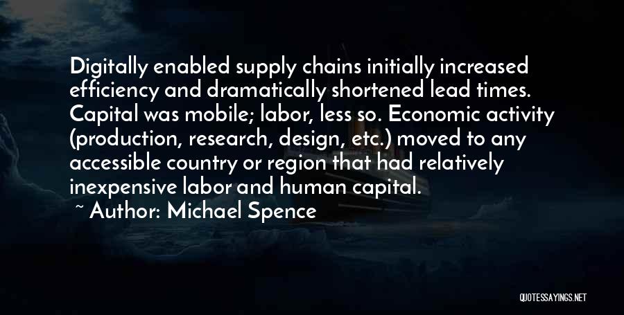 Supply Chains Quotes By Michael Spence