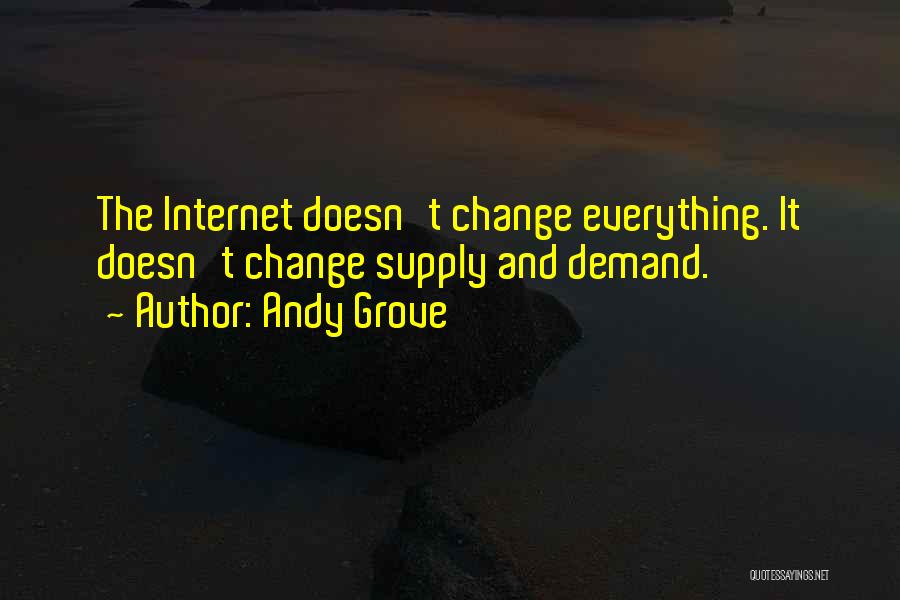 Supply Demand Quotes By Andy Grove