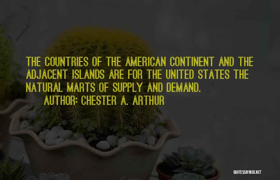 Supply Demand Quotes By Chester A. Arthur