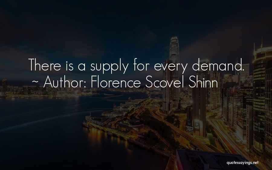 Supply Demand Quotes By Florence Scovel Shinn