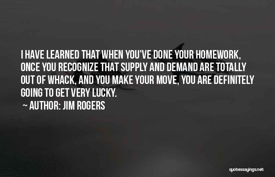 Supply Demand Quotes By Jim Rogers