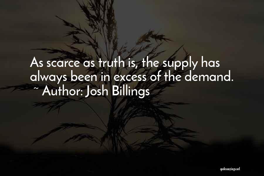 Supply Demand Quotes By Josh Billings