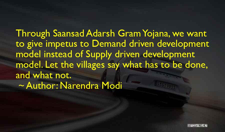Supply Demand Quotes By Narendra Modi
