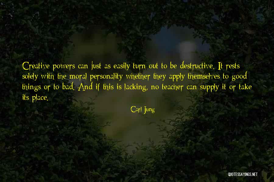 Supply Teacher Quotes By Carl Jung