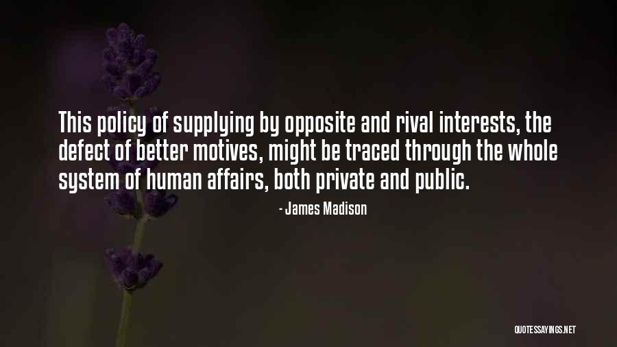 Supplying Quotes By James Madison Supplying Quotes By James Madison