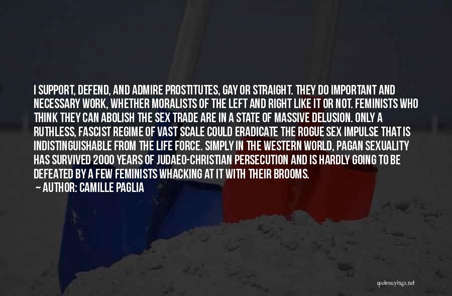 Support At Work Quotes By Camille Paglia