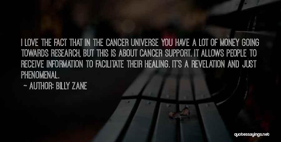 Support For Cancer Quotes By Billy Zane