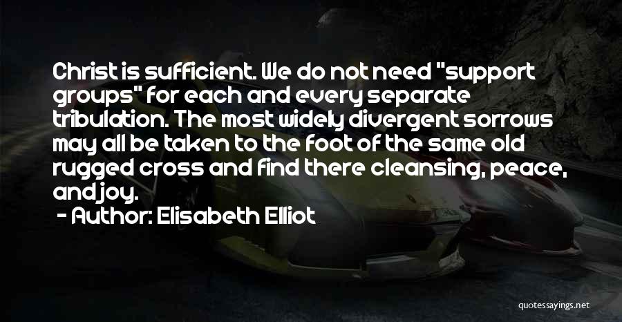 Support Groups Quotes By Elisabeth Elliot