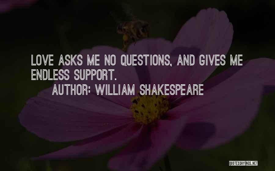 Support Love Quotes By William Shakespeare