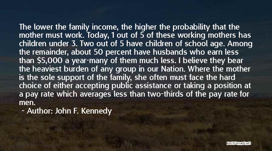 Support My Husband Quotes By John F. Kennedy