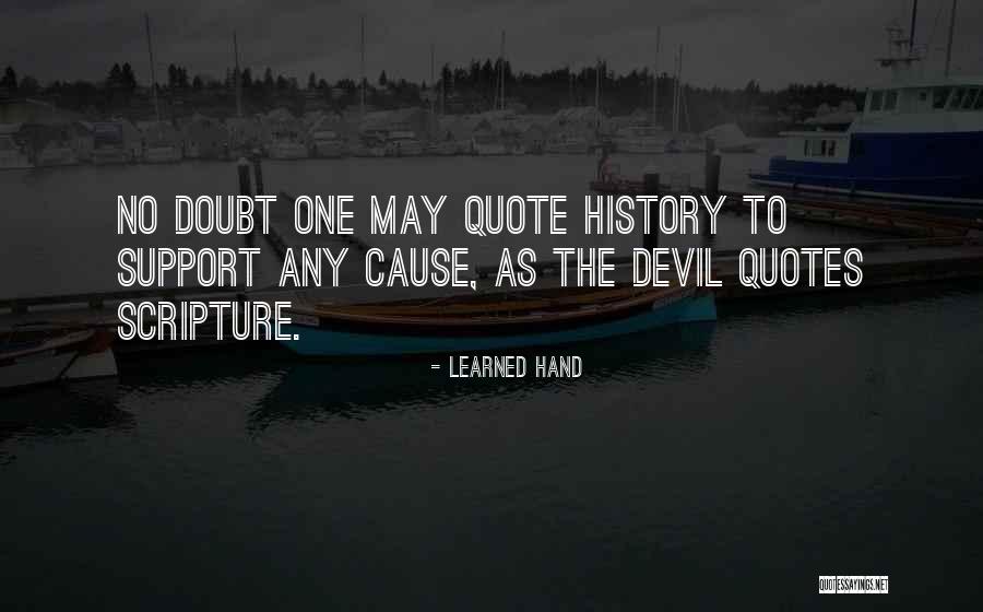 Support Quotes Quotes By Learned Hand