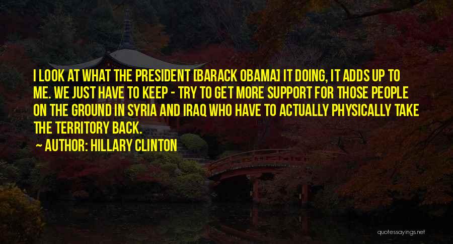 Support Syria Quotes By Hillary Clinton