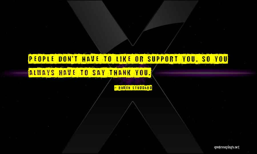 Support Thank You Quotes By Ruben Studdard Support Thank You Quotes By Ruben Studdard