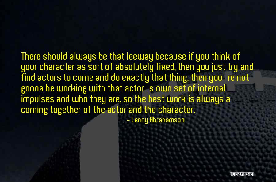 Support The Blue Quotes By Lenny Abrahamson Support The Blue Quotes By Lenny Abrahamson