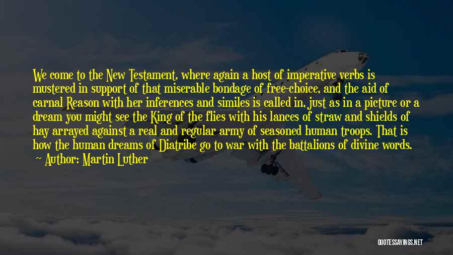 Support Troops Quotes By Martin Luther