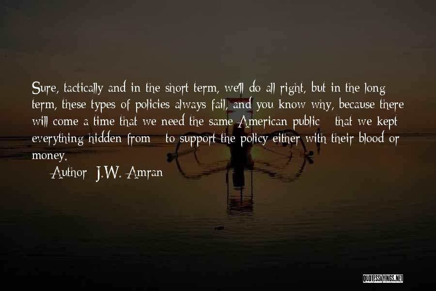 Support You Always Quotes By J.W. Amran