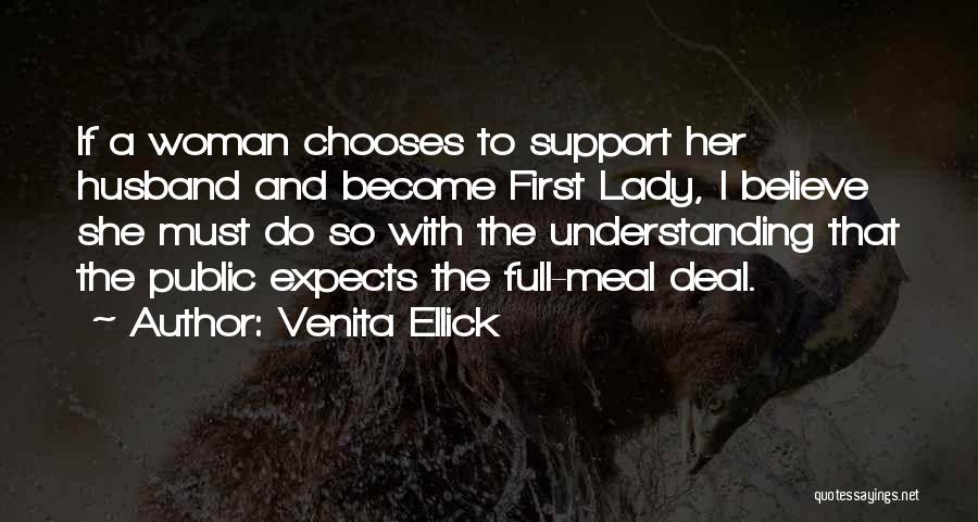 Support Your Husband Quotes By Venita Ellick