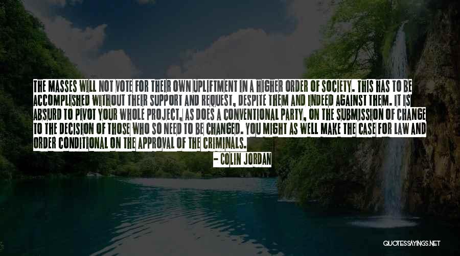 Support Your Own Quotes By Colin Jordan Support Your Own Quotes By Colin Jordan