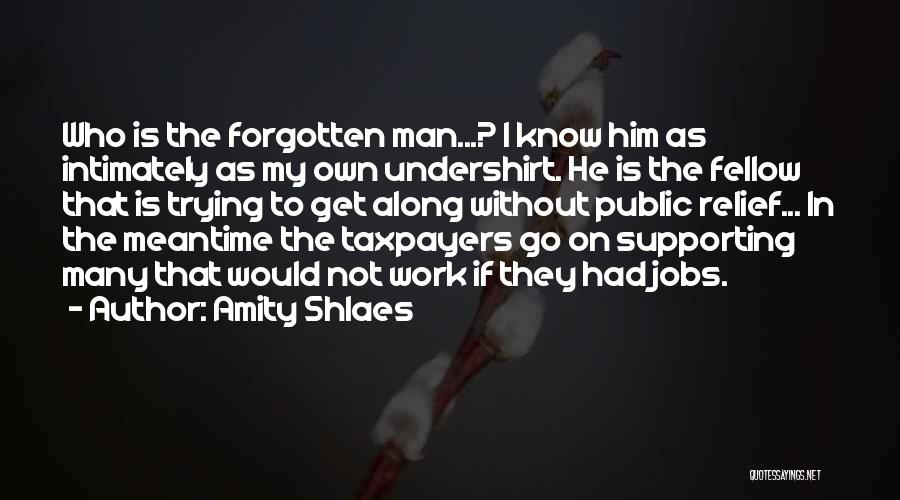 Supporting Him Quotes By Amity Shlaes