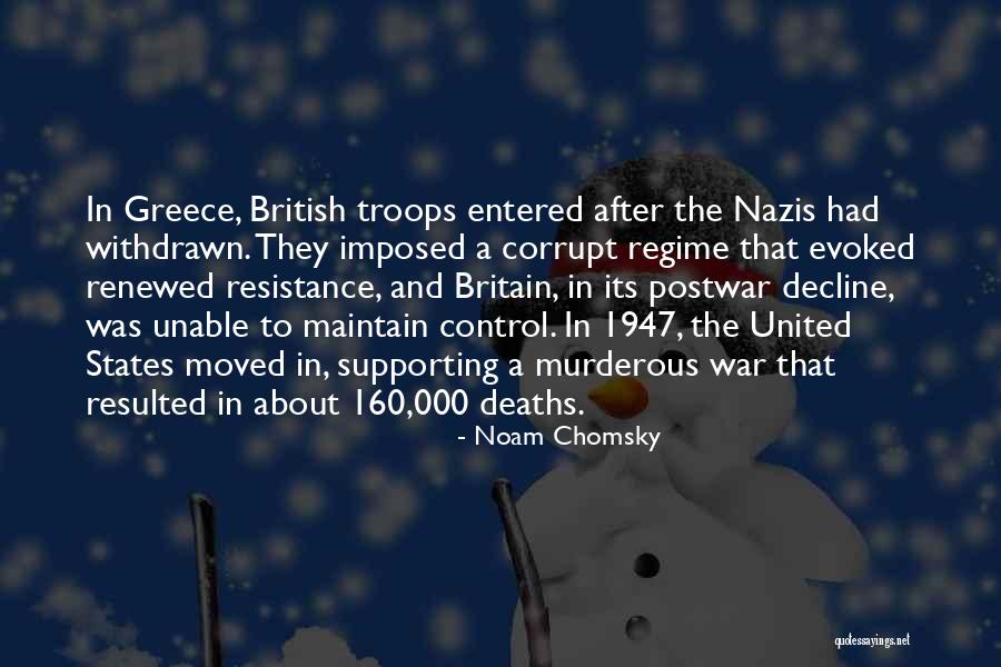 Supporting Our Troops Quotes By Noam Chomsky Supporting Our Troops Quotes By Noam Chomsky