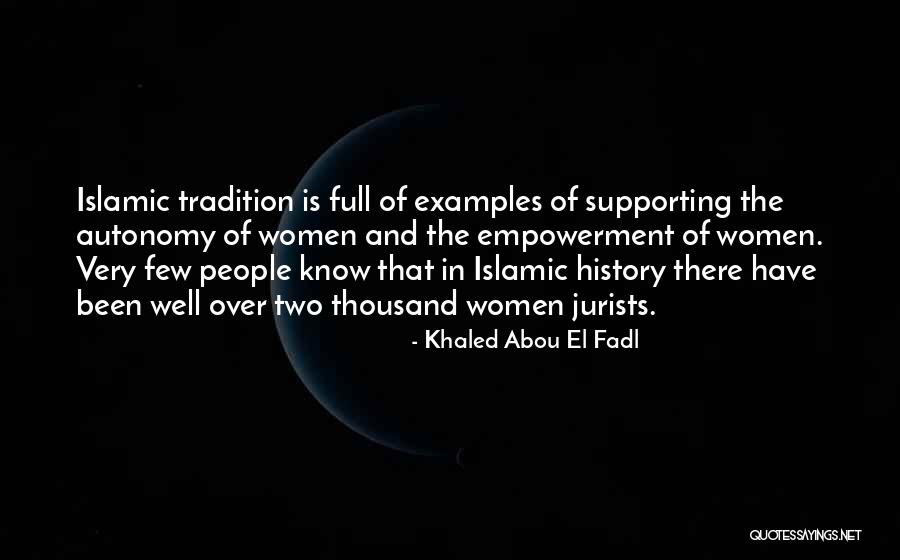 Supporting Quotes By Khaled Abou El Fadl