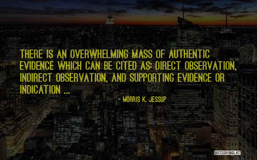 Supporting Quotes By Morris K. Jessup