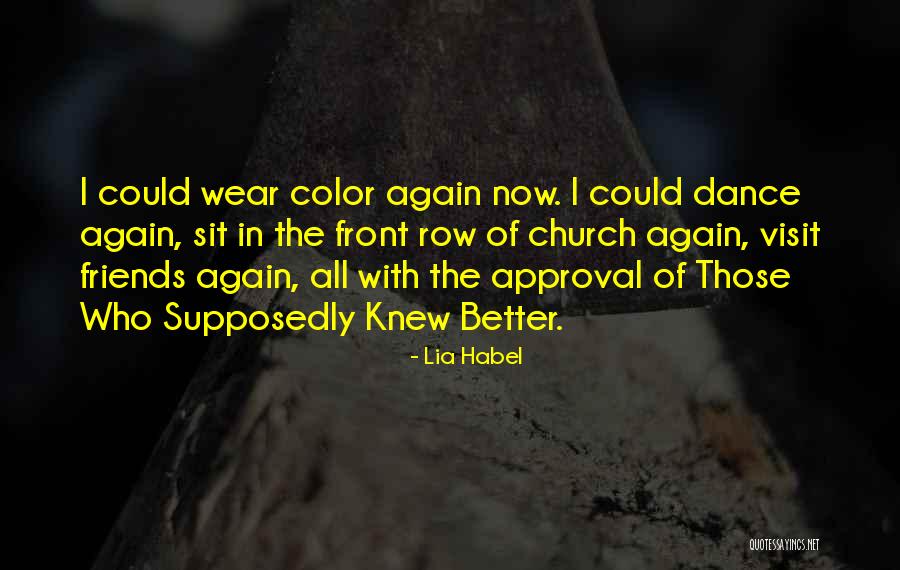 Supposedly Friends Quotes By Lia Habel Supposedly Friends Quotes By Lia Habel