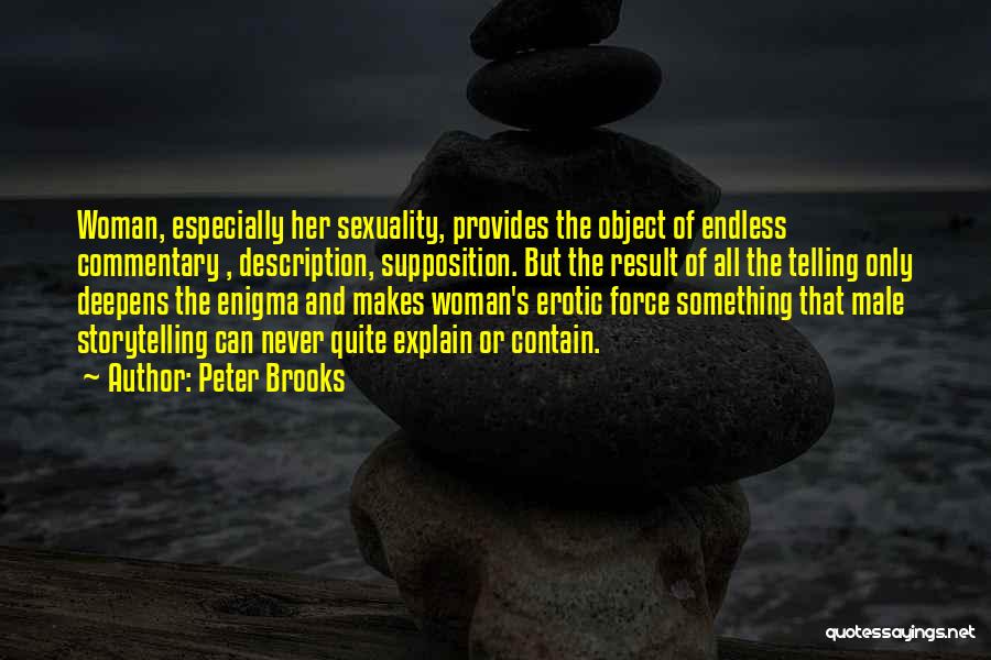 Supposition Quotes By Peter Brooks