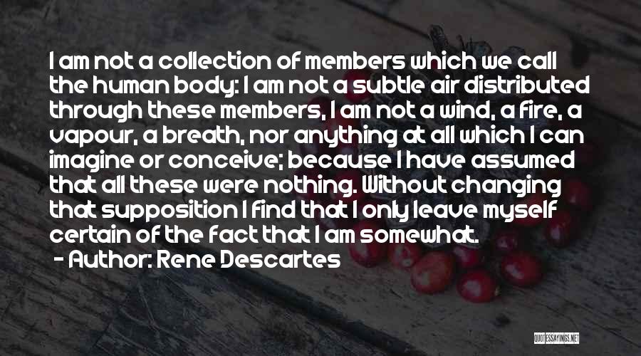 Supposition Quotes By Rene Descartes