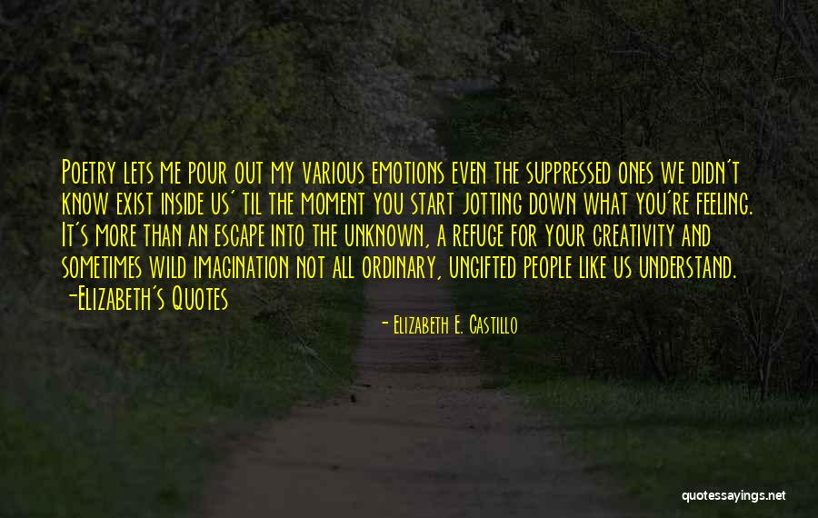 Suppressed Quotes By Elizabeth E. Castillo Suppressed Quotes By Elizabeth E. Castillo