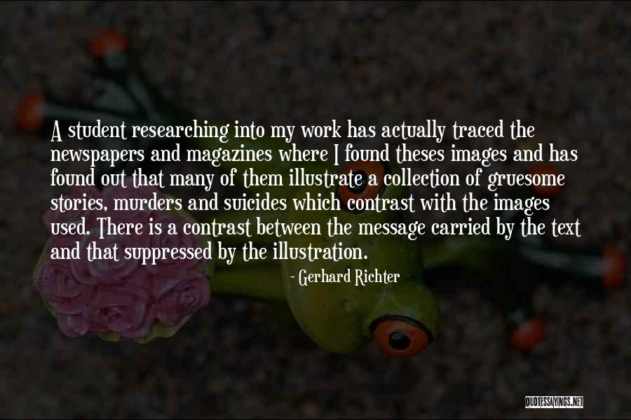 Suppressed Quotes By Gerhard Richter Suppressed Quotes By Gerhard Richter