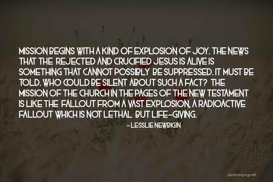 Suppressed Quotes By Lesslie Newbigin Suppressed Quotes By Lesslie Newbigin