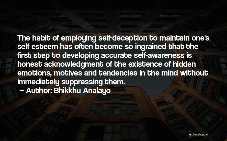 Suppressing Emotions Quotes By Bhikkhu Analayo