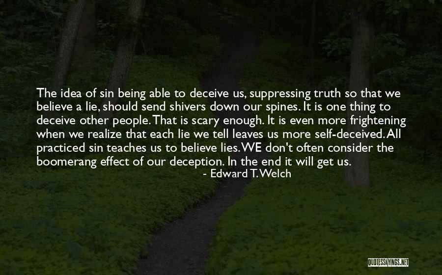 Suppressing Quotes By Edward T. Welch Suppressing Quotes By Edward T. Welch