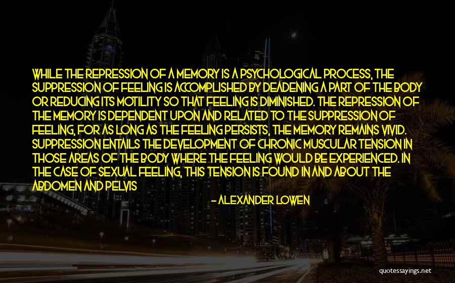 Suppression Quotes By Alexander Lowen Suppression Quotes By Alexander Lowen